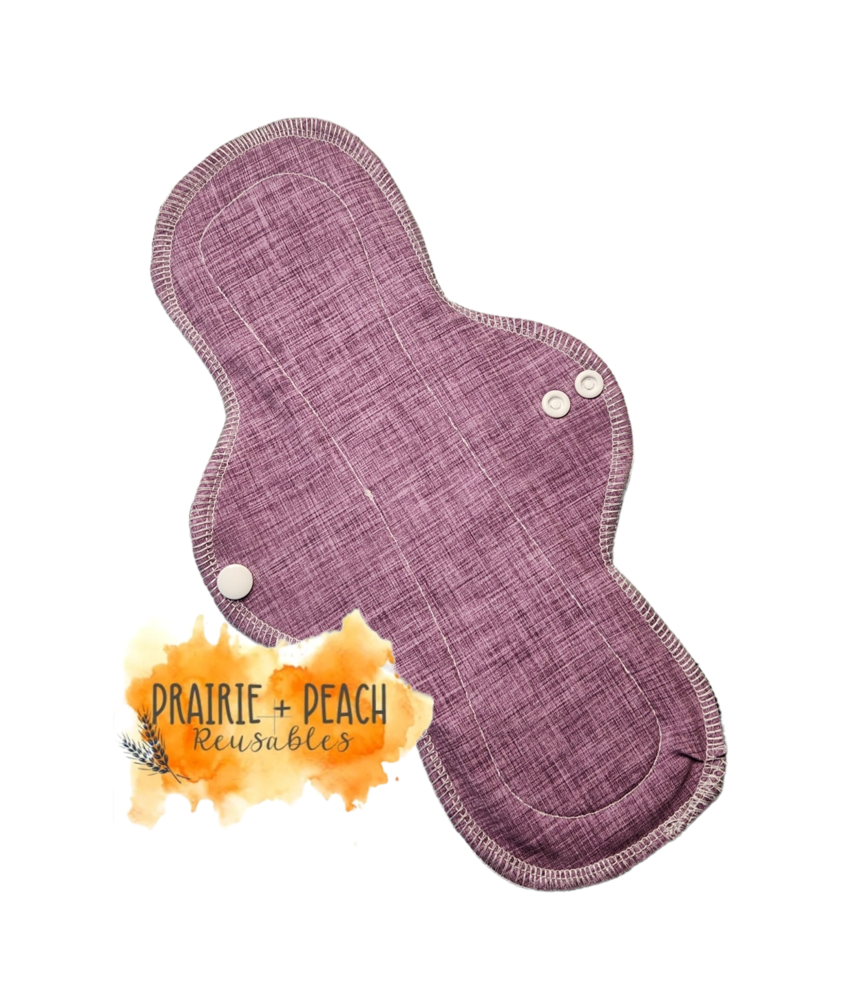 Heather Plum - Cotton Spandex Topper, Washable Menstrual Cloth Pad