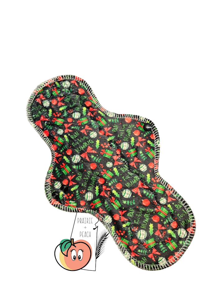 BAH F***** Humbug -Minky Topper, Washable Cloth Pad