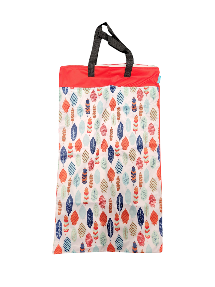 Large Printed Double Zipper Wet Bag 40" x 15.5"