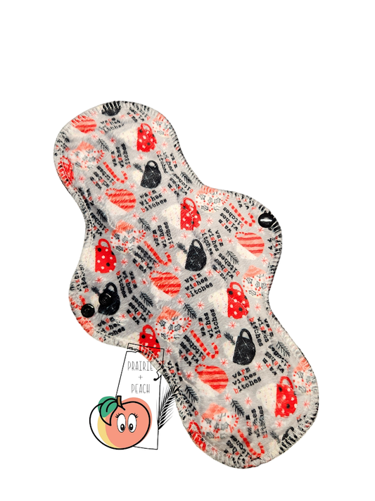 Warm Wishes B*****- Minky Topper, Washable Cloth Pad